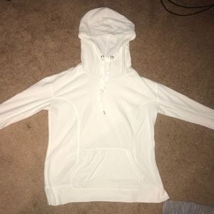 White hoodie
